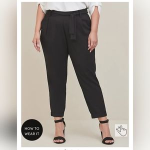 Torrid Pull On High Rise Crepe Pants